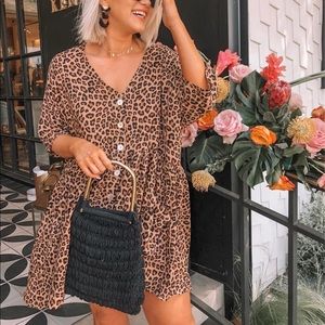 NWT Princess Poly Leopard Lavigne Mini Dress